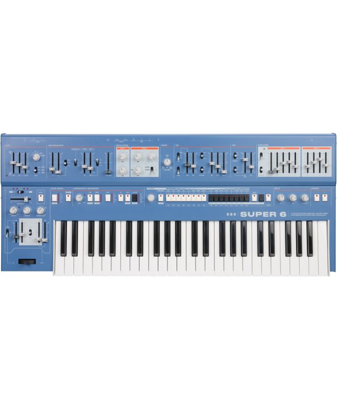 UDO Audio Super 6 Keyboard blue