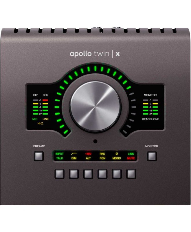 Universal Audio Apollo Twin X QUAD HE + Plug-ins UAD gratis