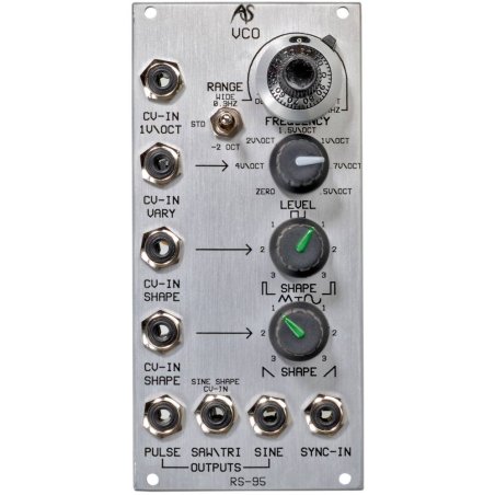Analogue Systems RS-95e VCO (Dual Bus) new front panel
