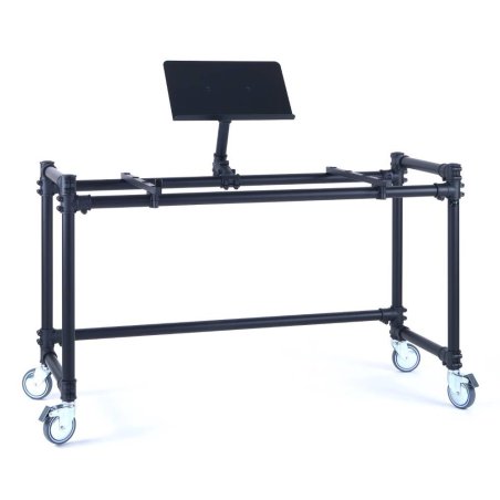 Jaspers Alu-Systeme Keyboard Stand 1R-105B with Music Stand